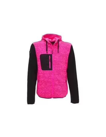 u-power Rainbow Hooded Sweatshirt Black Fuchsia EY174BF