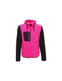 Felpa da lavoro U-Power Rainbow con cappuccio Black Fucsia EY174BF