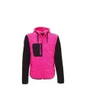 Felpa da lavoro U-Power Rainbow con cappuccio Black Fucsia EY174BF