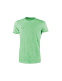 Camiseta de trabajo u-power Fluo Green EY195VF