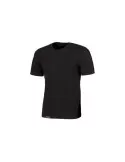 T-shirt da lavoro girocollo a manica corta di colore nero