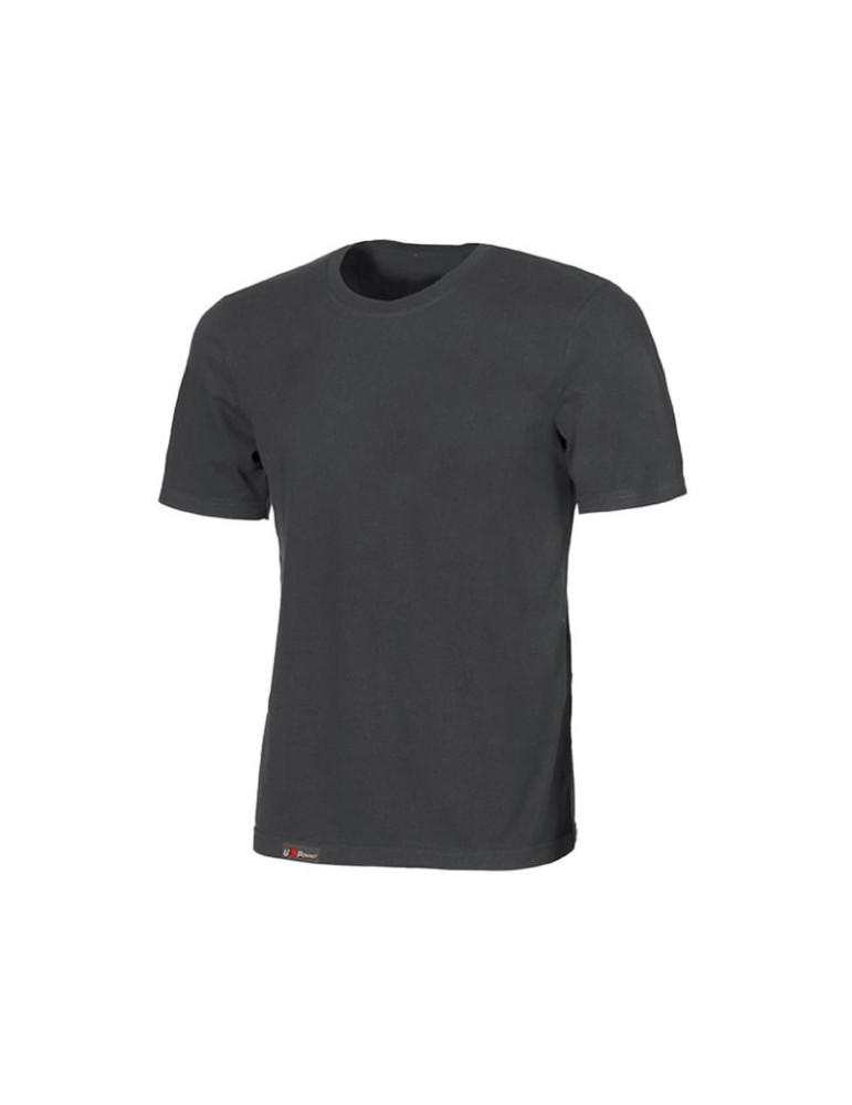 Camiseta de trabajo u-power Meteorito Lineal Gris EY205GM
