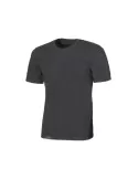T-shirt da lavoro girocollo a manica corta grigio scuro