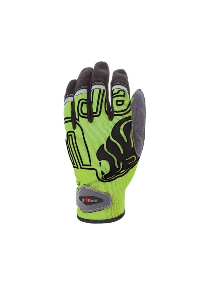 Niko Green Fluo u-power Work Gloves GP204GF Niko Green Fluo u-power Work Gloves GP204GF