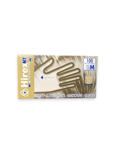 Synthetic disposable gloves in black nitrile - pack of 100 pcs