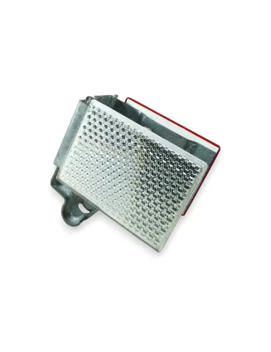 Margin delineator 1g 2a 7x10 cm double-sided white/red center wave