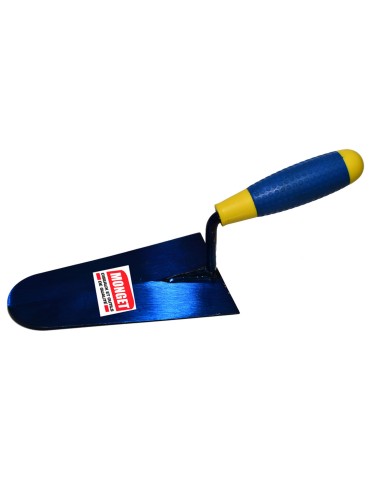 Trowel with round tip and two-component handle
