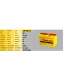 Long life 100Ah 12V rechargeable battery