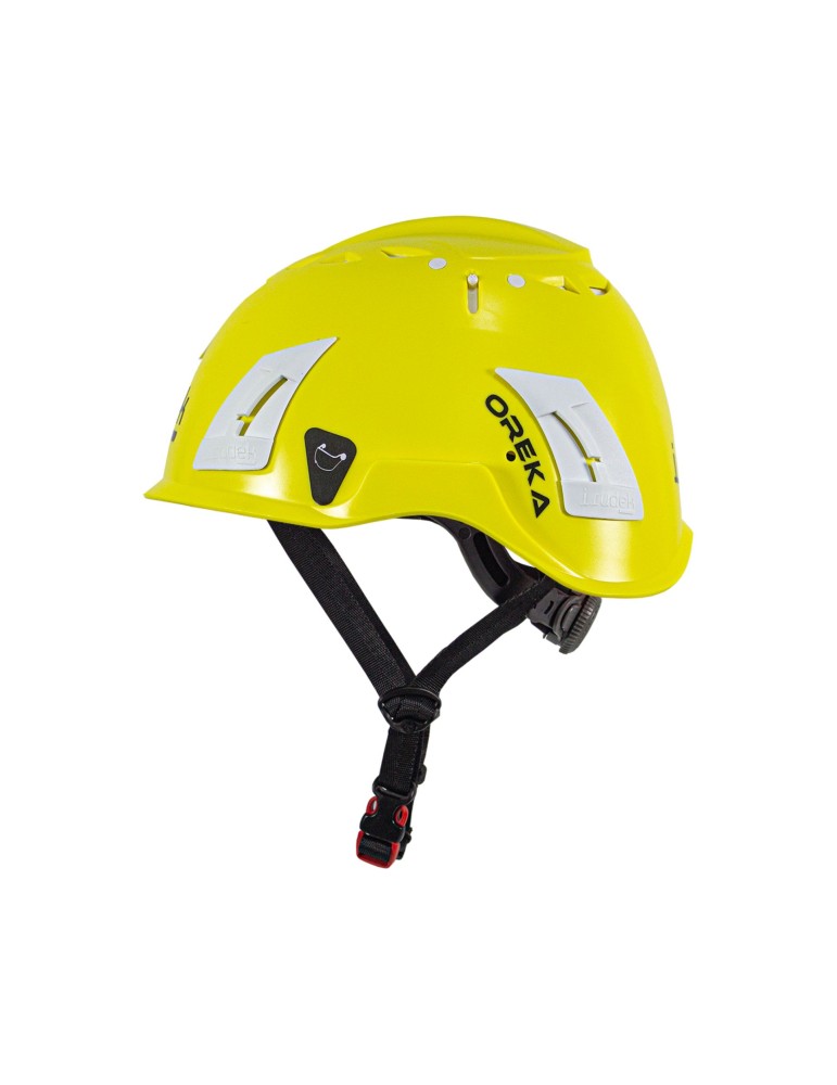 Casco para trabajo en altura, amarillo multiusos
