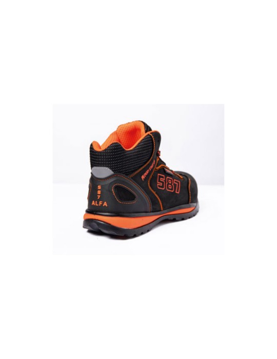 Scarpa alta nabuk nera S3 SRA