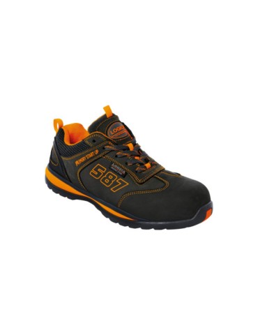 Black nubuck low shoe S3 SRA