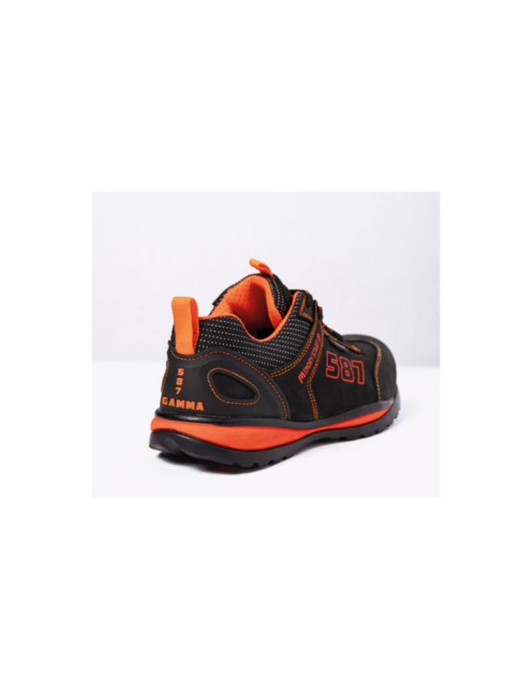 Schwarzer Nubuck-Low-Shoe-Schuh S3 SRA