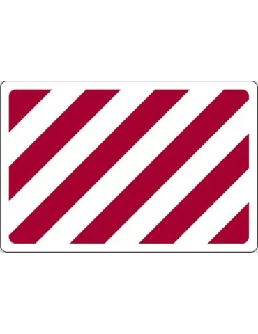 Aluminium flat sign 300x200
