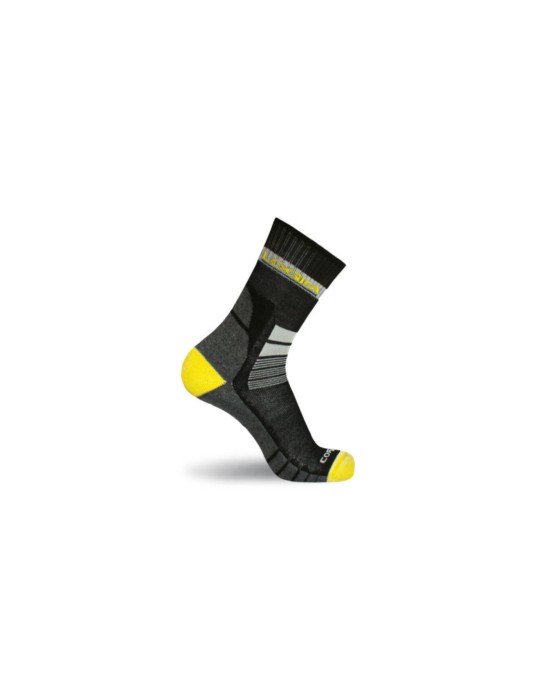 Schwarze mittellange Socke