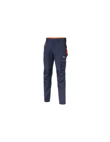 Pantalone &quot; Papete &quot; blu/arancio