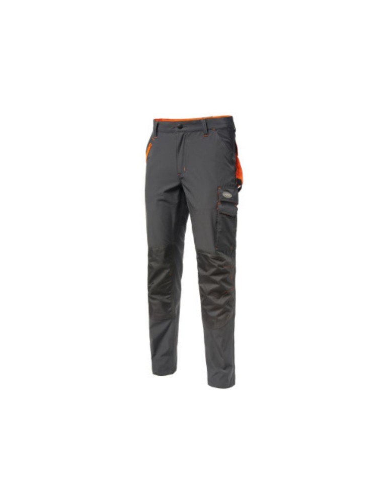 Pantalon « Papete » gris/orange