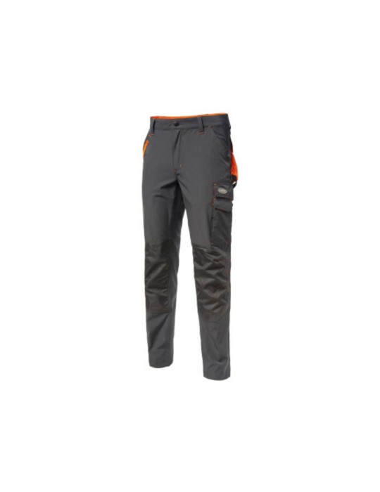 Pantalon « Papete » gris/orange