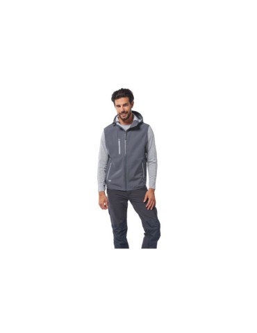 Gilet in soft-shell waterproof " Atlantis " grigio