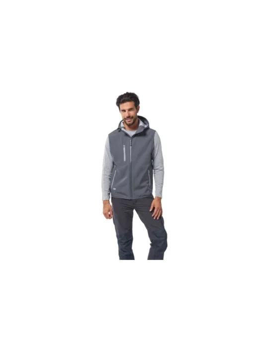 Grey "Atlantis" waterproof soft-shell vest Grey "Atlantis" waterproof soft-shell vest