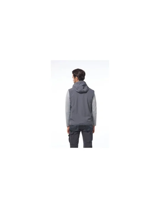 Grey "Atlantis" waterproof soft-shell vest